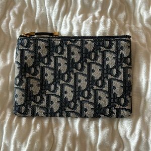 Brand new oblique Dior pouch